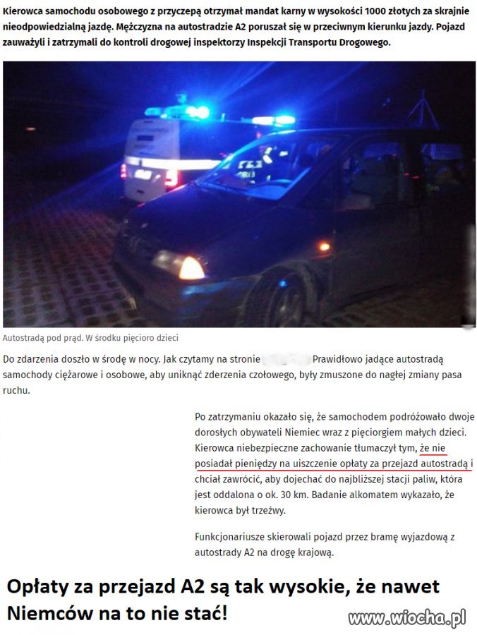 Wysokie opłaty