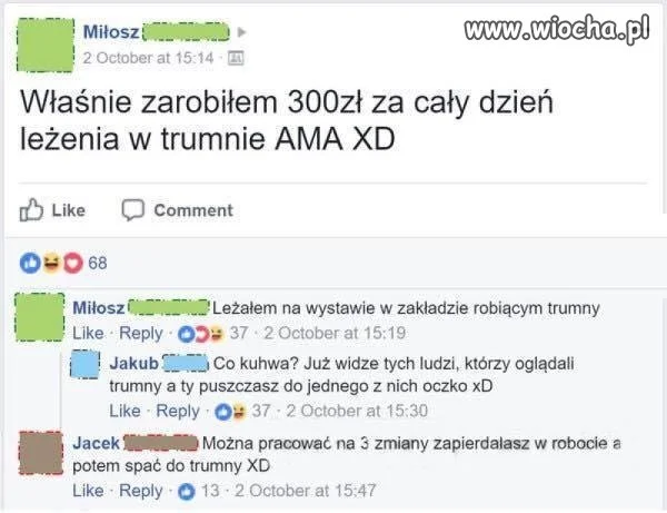Leżenie w trumnie