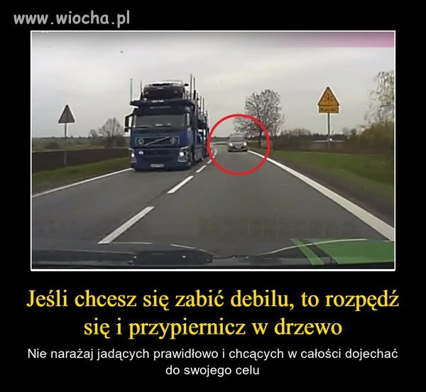 Rajdowiec na drogach.