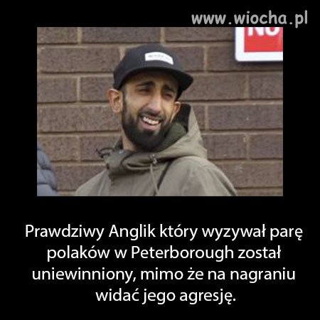Angielski sąd uniewinnia ciapka
