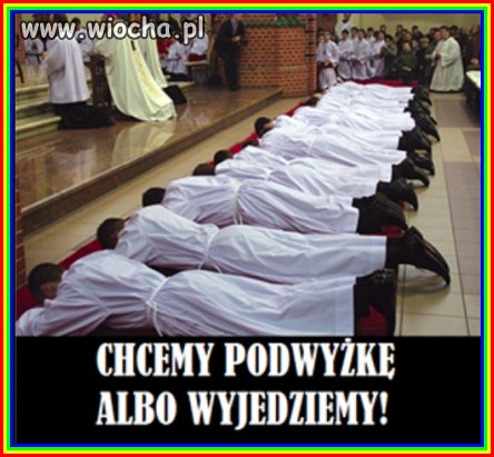 Chcą podwyżki