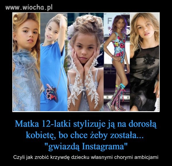A później anoreksja, bulimia, depresja...