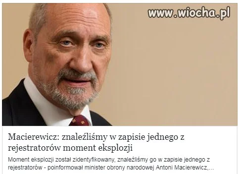 No nareszcie! Samolot się rozleciał w powietrzu