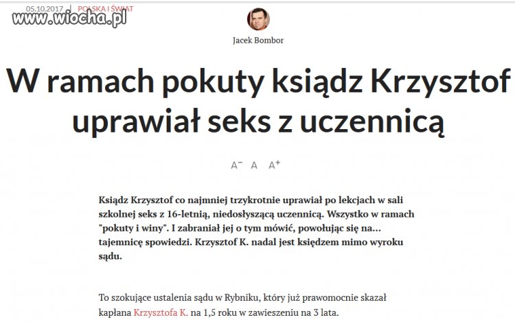 Seks w ramach pokuty.