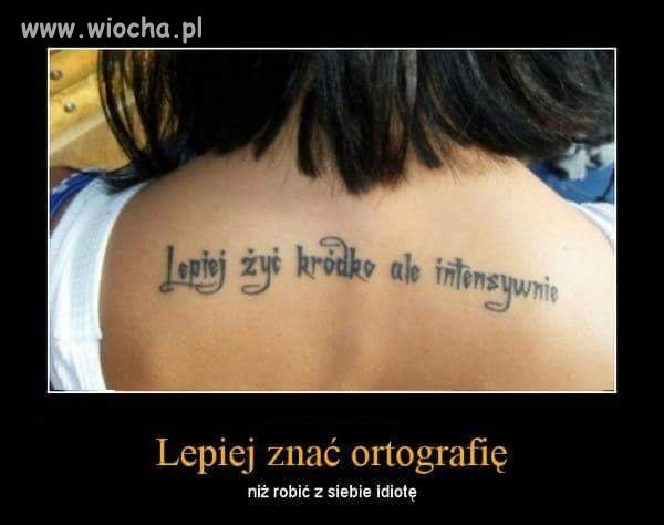 Znajomość ortografii