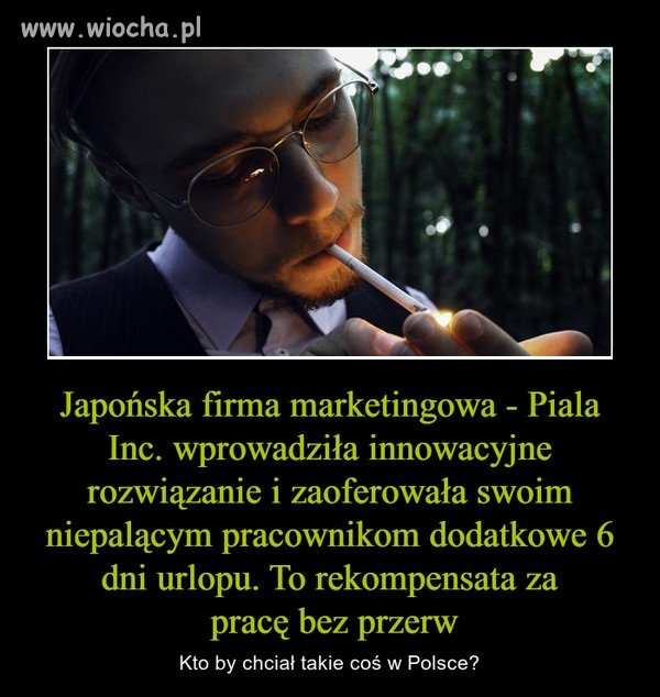 Może zachęciło by część ludzi do rzucenia palenia. 