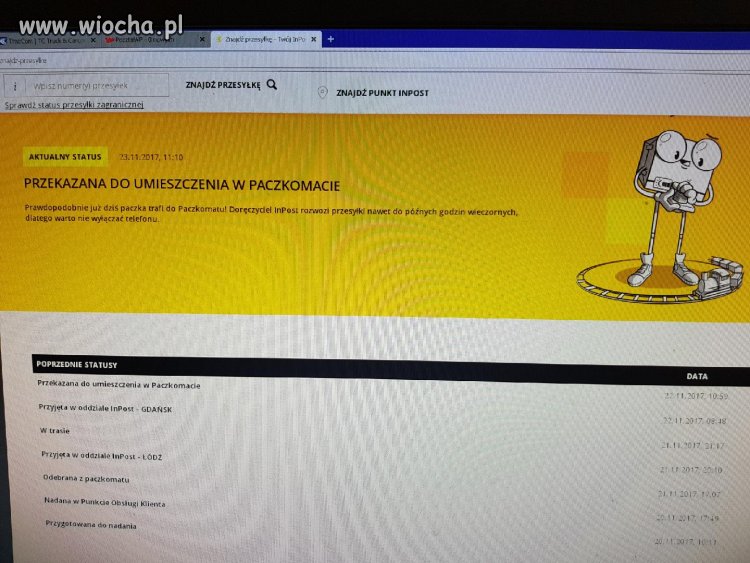 INPOST masakra, od 5 dni umieszcza w Paczkomacie