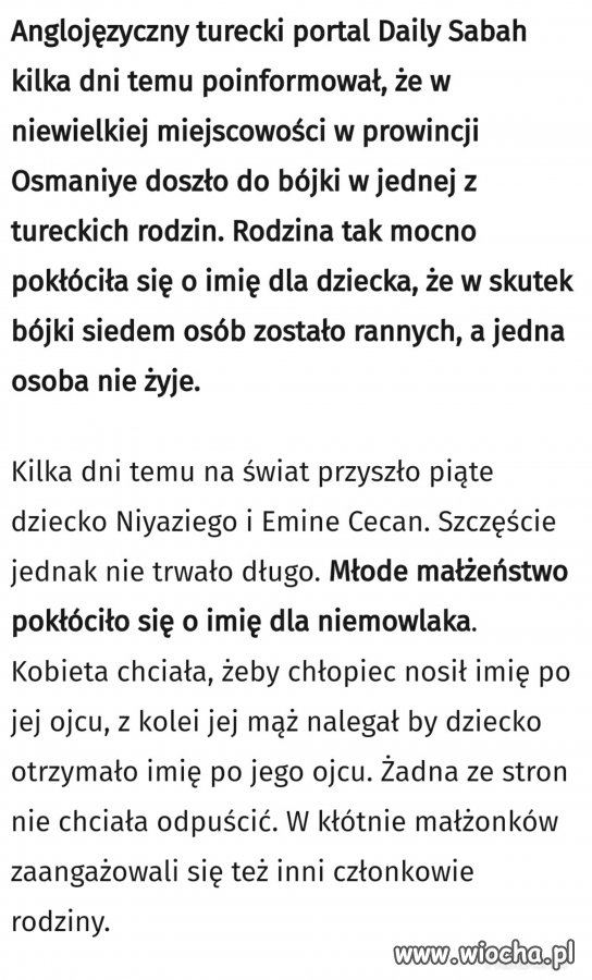 Jednak ludzie to mają mocno we łbach nasrane