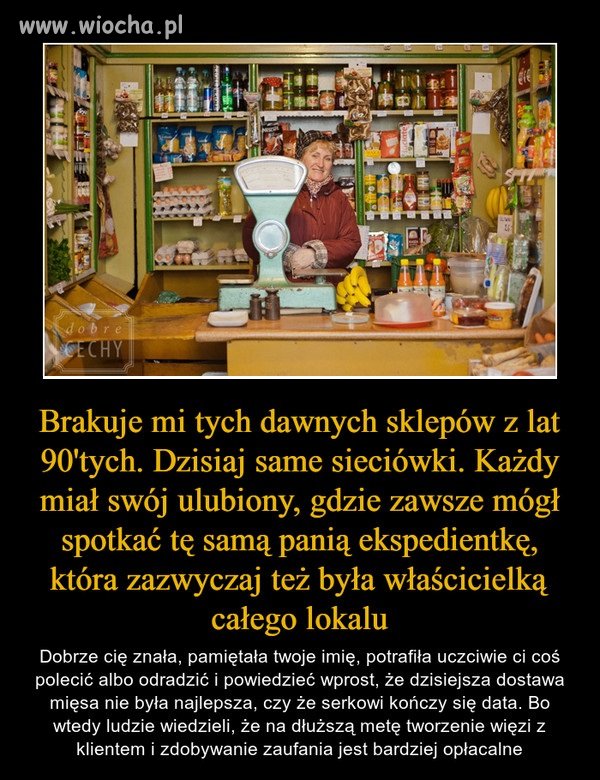 Niech dadzą tym małym sklepom takie same zwolnienia