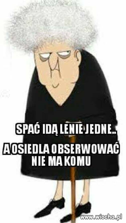Nie wolno wyłączać monitoringu. 