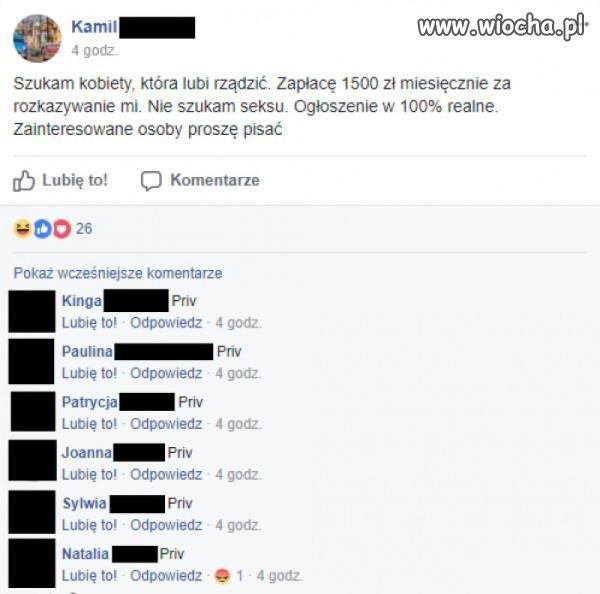 Nietypowe ogłoszenie