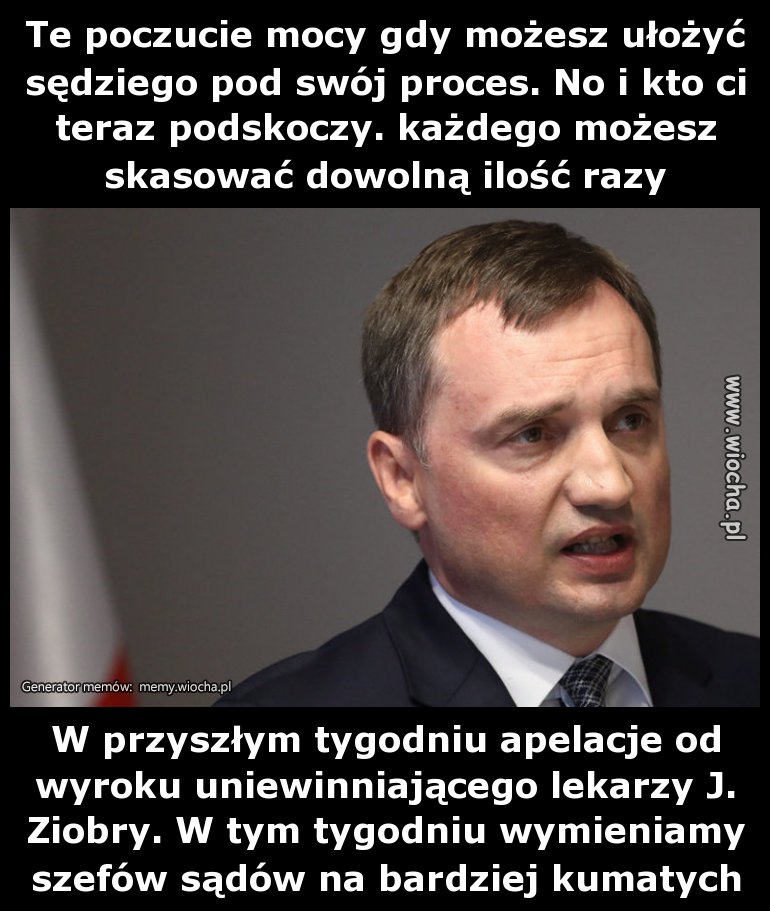 Te poczucie mocy gdy możesz ułożyć sędziego pod