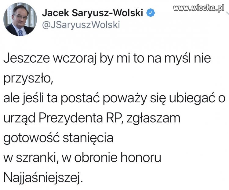 No prawica ma kandydata 