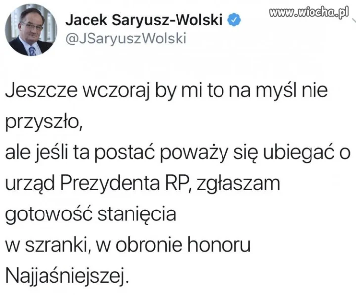 No prawica ma kandydata 