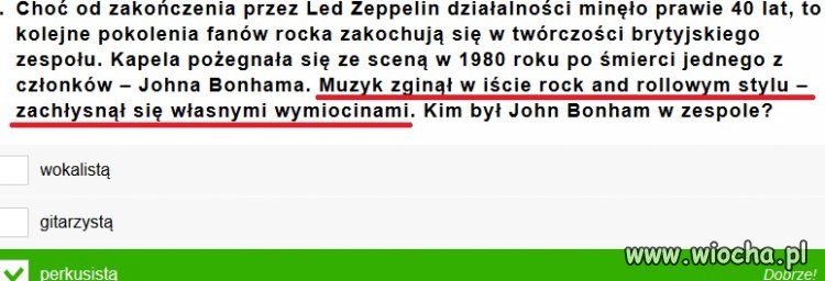 Pewien quiz