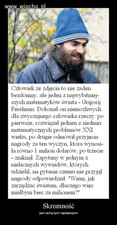 Wielki człowiek! 