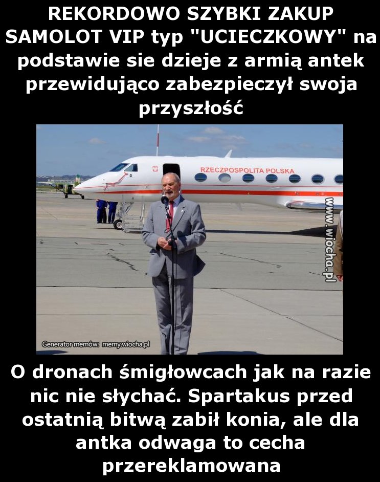 Minister jest zbyt ważny  by osobistym przykładem...