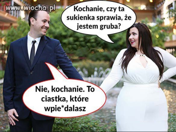Pogrubiająca sukienka
