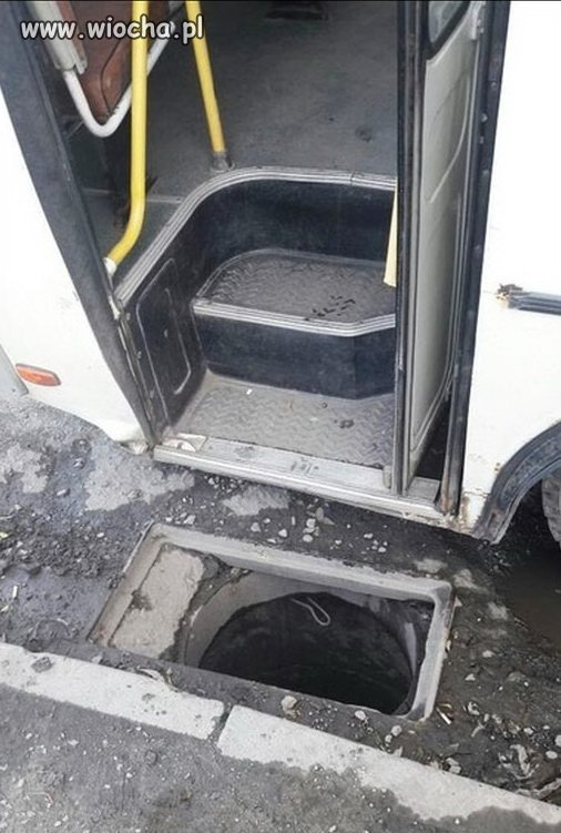 Kierowca autobusu to prawdziwy kawalarz 