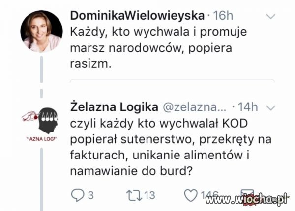 To pojechał 