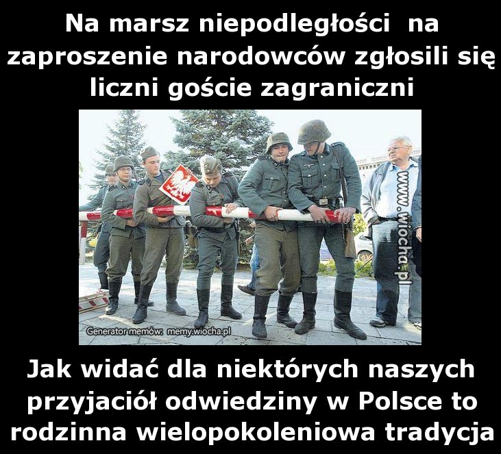 Każdy ma taką tradycje na jaką zasługuje
