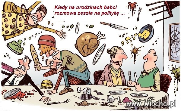 Kiedy na urodzinach babci ...
