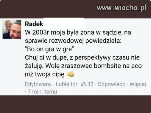 Prawdziwy gracz-nerd