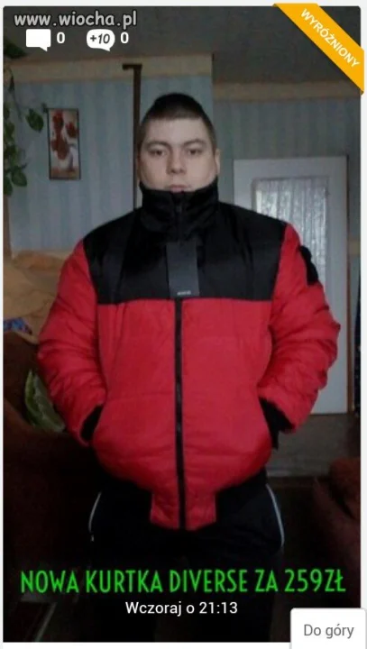 Podryw na nową kurtkę