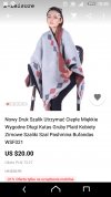 A powiedziała że szuka szalika