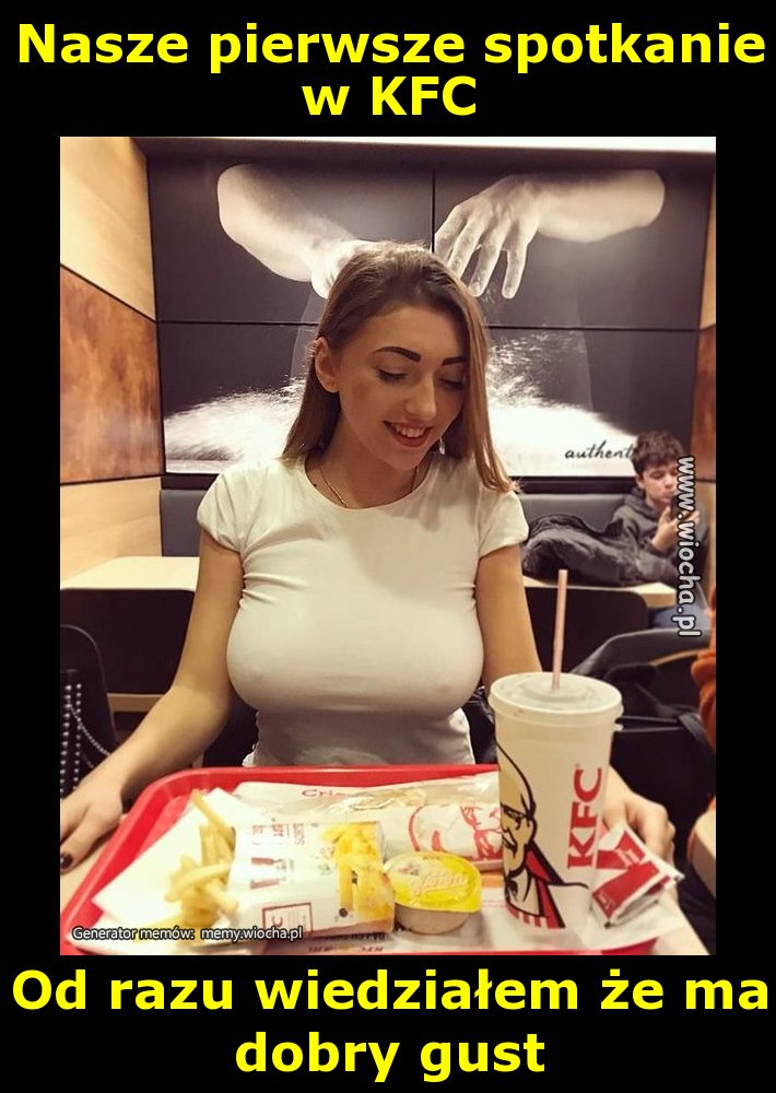 Nasze pierwsze spotkanie  w KFC