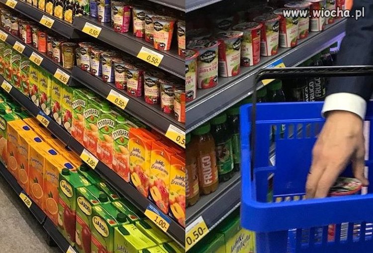 Wicepremier Morawiecki wyruszył do sklepu na zakupy.