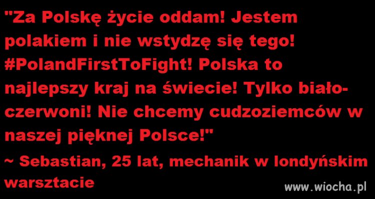 Realia naszych patriotów