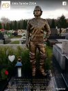 Nagrobek tragicznie zmarłego Krystiana Rempały
