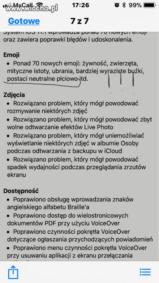 Nowości od apple 