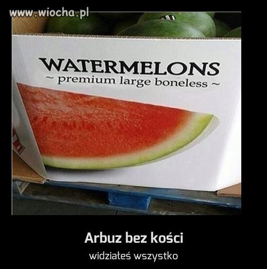 Arbuz bez kości