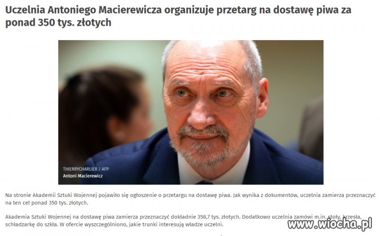 Nikt na trzeźwo nie chce sie uczyć pod Macierewiczem?