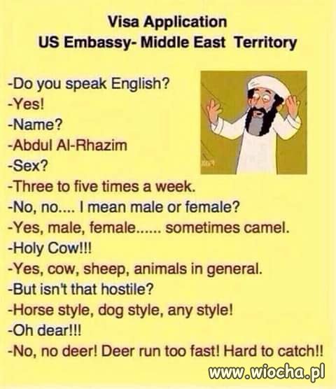 Arab stara się 