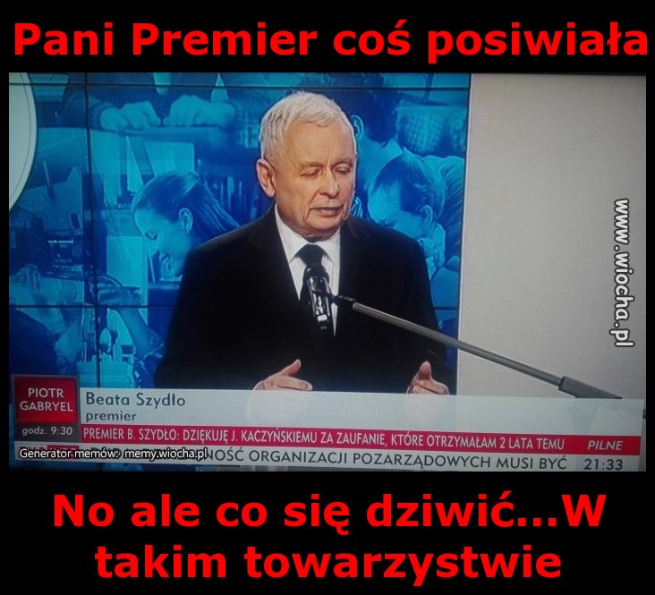 Pani Premier coś posiwiała