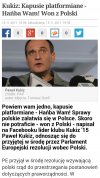 Ostra wypowiedź Kukiza