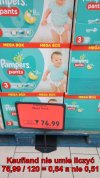 Kaufland nie umie liczyć 64 to nie 51 groszy /szt