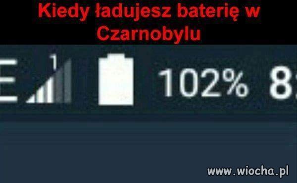 Ładowanie baterii w Czarnobylu