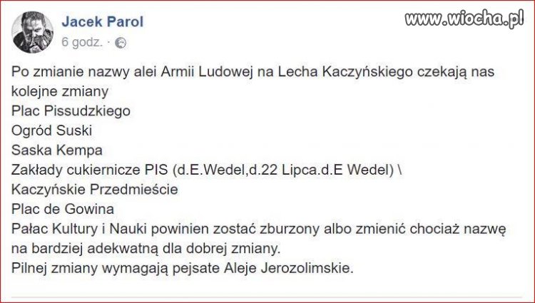 Kolejne zmiany