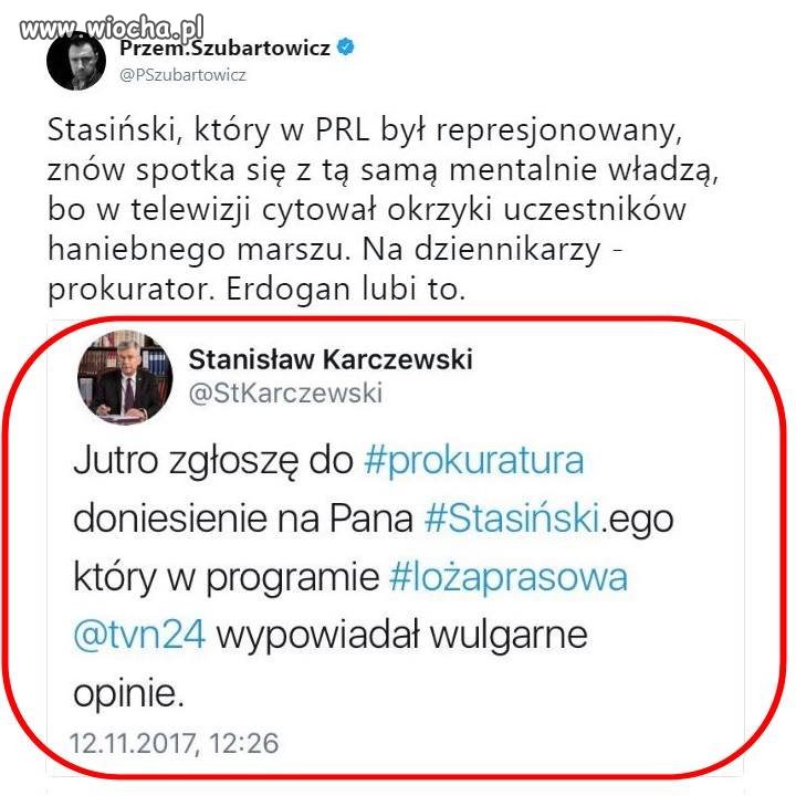 Karczewski, pierwszy sygnalista państwa PiS
