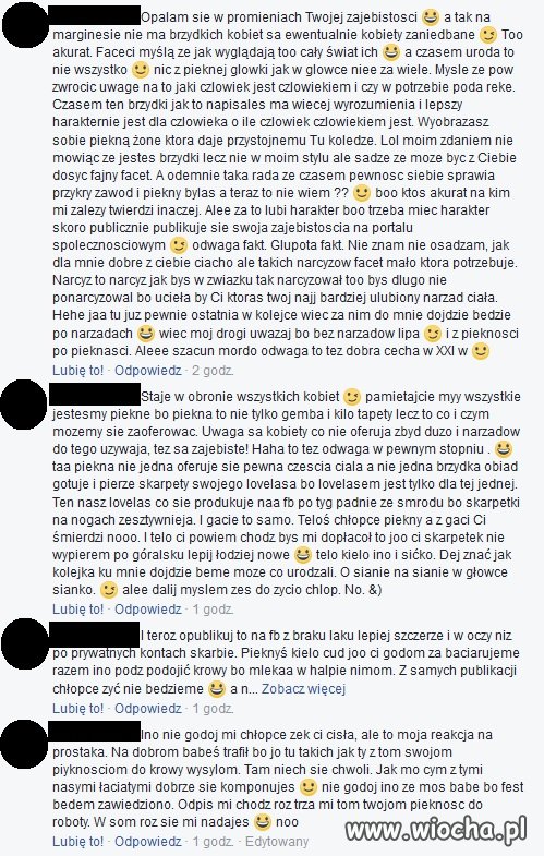 Feministka, obrończyni płci idealnej.