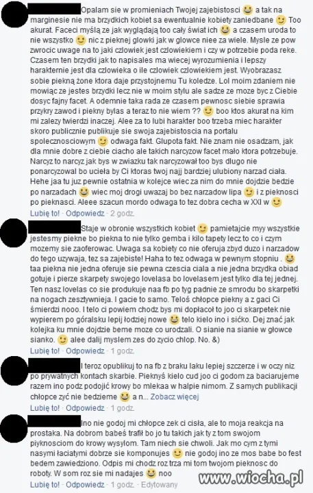 Feministka, obrończyni płci idealnej.