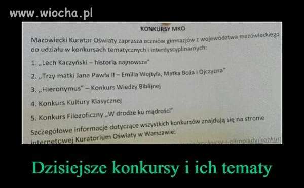 Szkolny konkurs 