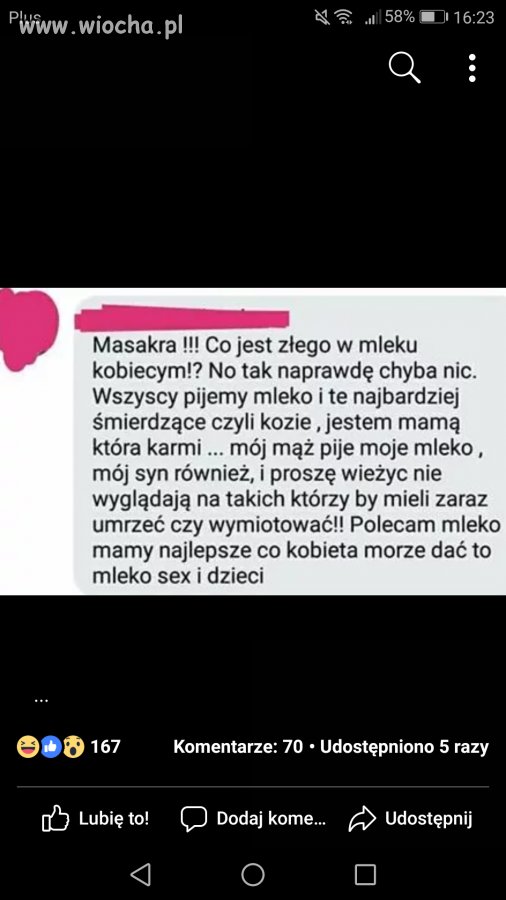 Mleko, seks i dzieci 