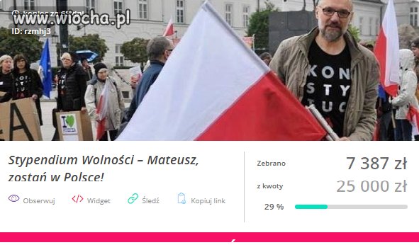 No i wyżebrał