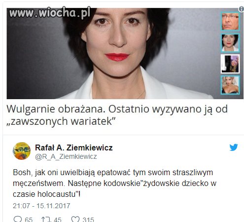 Bo w Polsce nie ma rasizmu,nazizmu,antysemityzmu