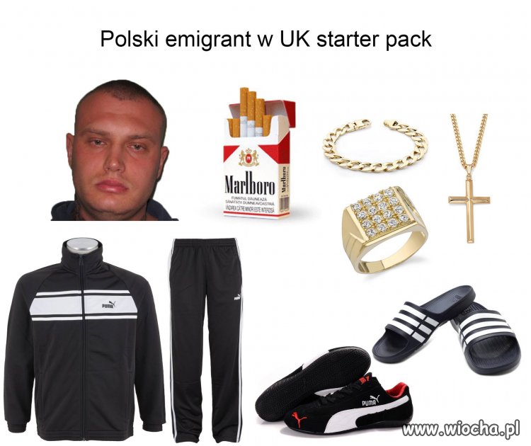 Starter pack polskiego emigranta